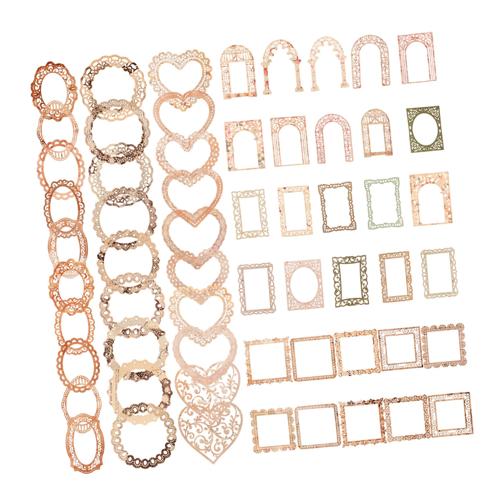Lot De 5 Kits De Scrapbooking Papier De Fond Pour Journal Cadres Photo Fournitures Dartisanat En Papier 60 Feuilles X 5