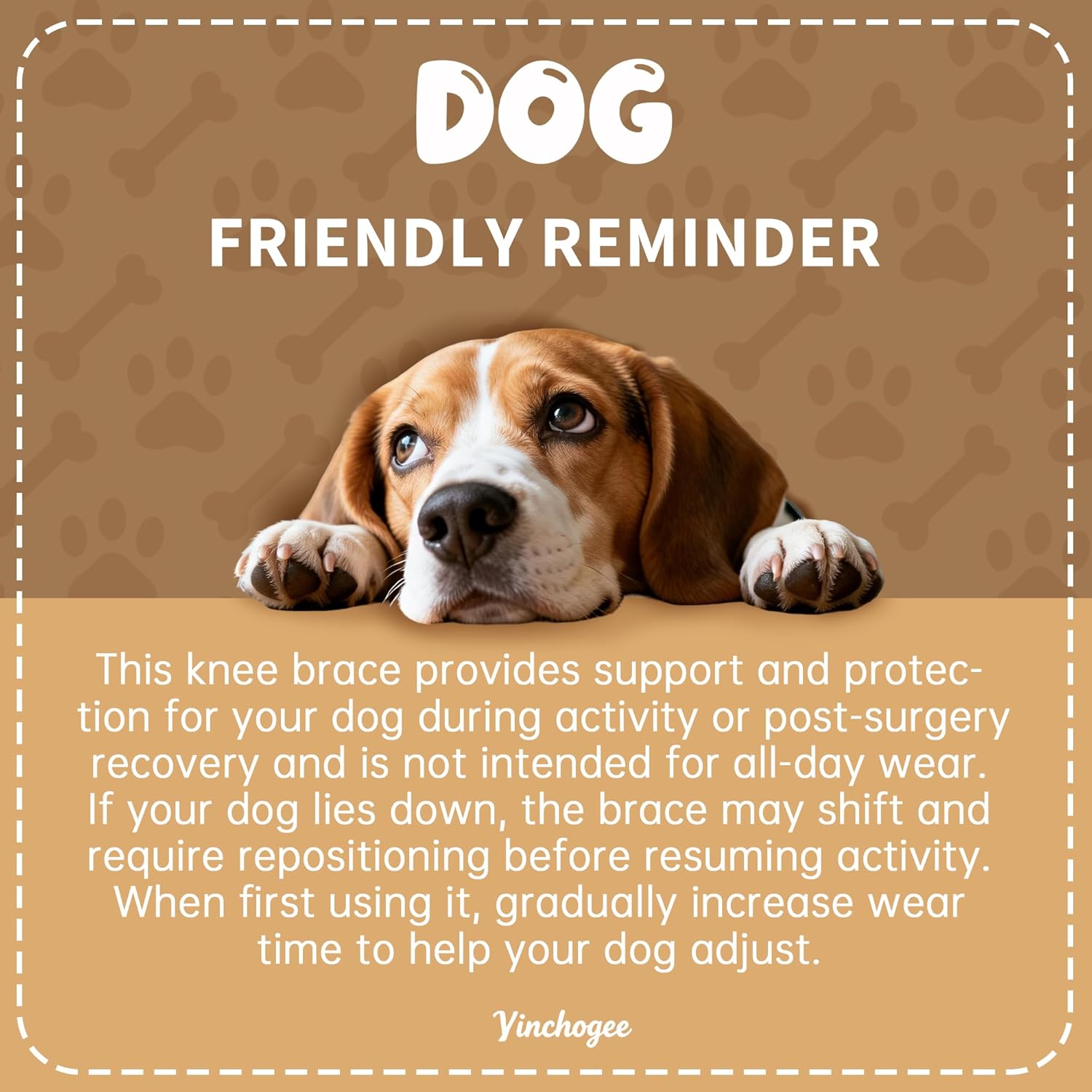 Dog Knee Brace for Torn ACL Hind Leg, Adjustable Dog Leg Braces for Back Leg, ACL, CCL Support, Luxating Patella Relief, Breathable and Reflective,XL