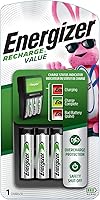 Vista 1 de Energizer Cargador de valor de recarga para baterías recargables AA y AAA NiMH