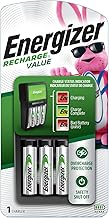 Energizer Recharge Value Charger for NiMH Rechargeable AA and AAA Batteries