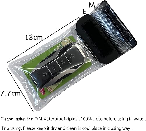 Miniatura 2 de Funda impermeable para llavero de coche, bolsa de cubierta seca para llave de surf, bolsa de soporte impermeable para tarjeta de crédito de
