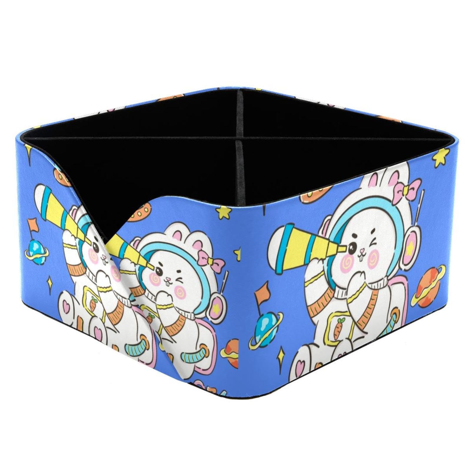 Organiseur de bureau lapin rangement maquillage et papeterie enfant