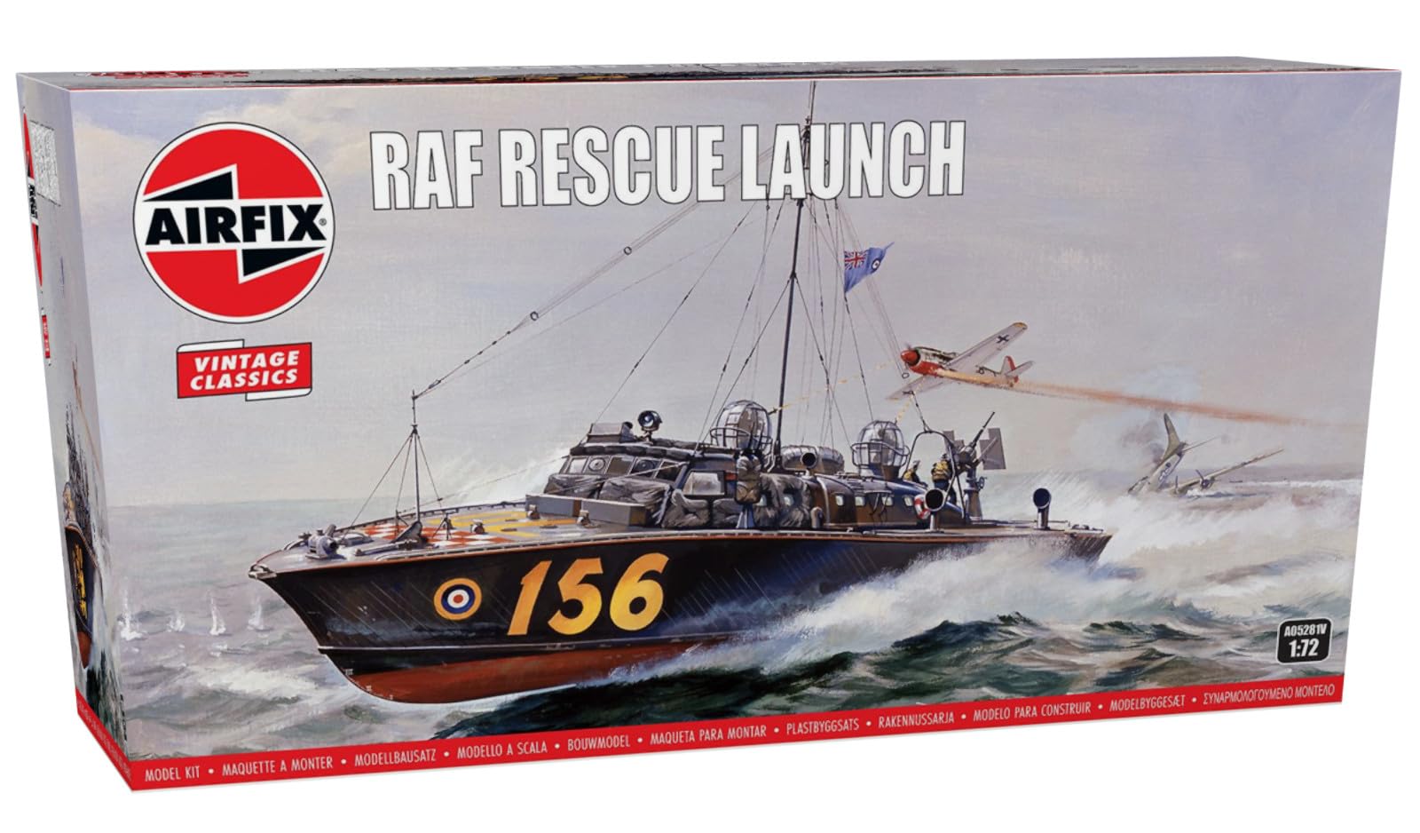 Airfix - 1/72 RAF Rescue Launch - Modélisme en plastique - Échelle : 1:72