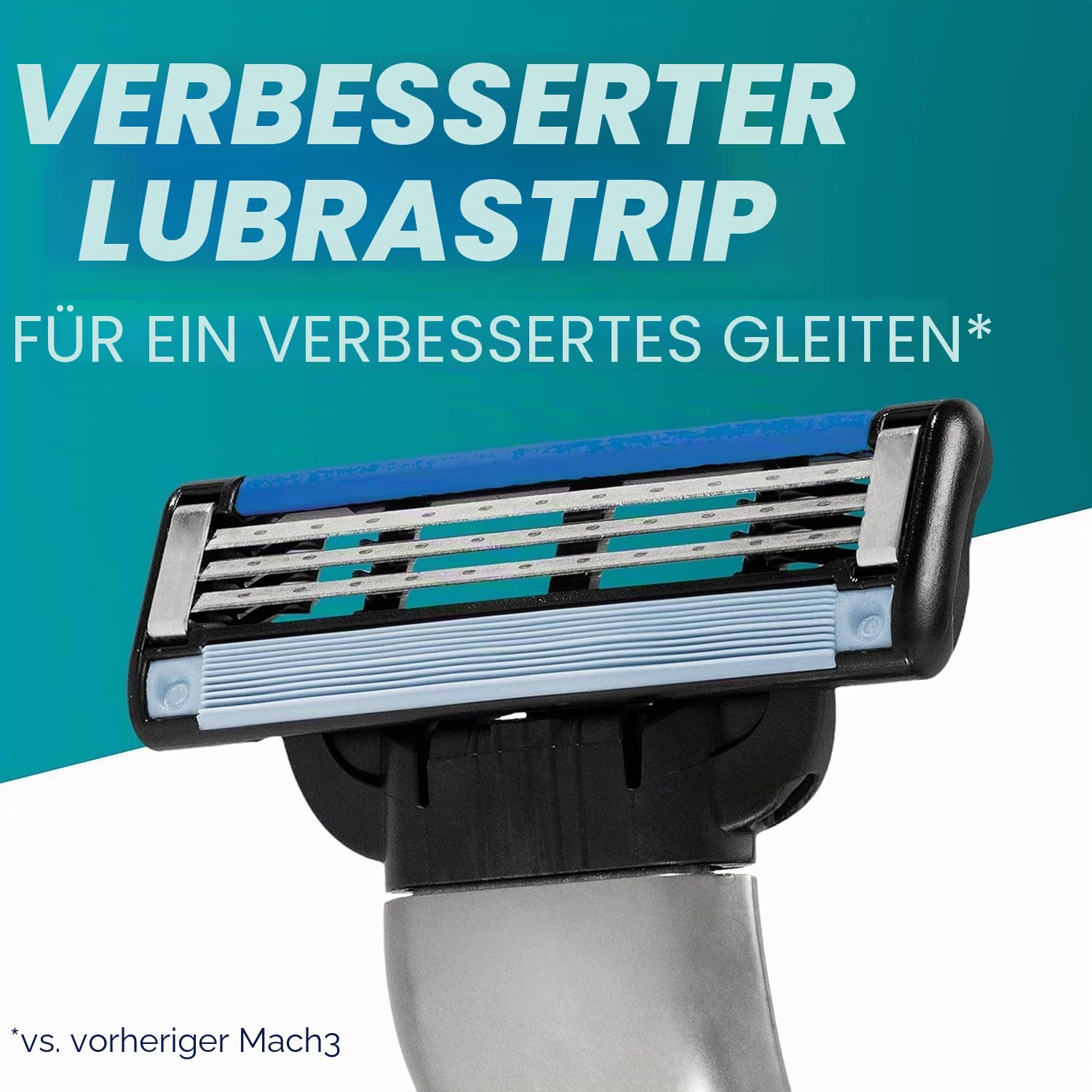 Gillette Mach3 Herrenrasierer + 12 Rasierklingen-Nachfüllungen, 3 Klingen für eine glatte Rasur, passend für alle Mach3-Griffe
