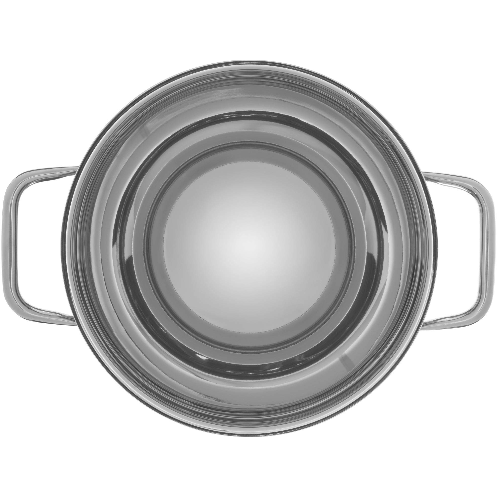 WMF Compact Cuisine Wasserbadschüssel 20 cm stapelbar, Rührschüssel Edelstahl für Wasserbad, Cromargan Edelstahl Schüssel poliert, spülmaschinengeeignet