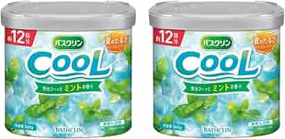 Amazon | バスクリン クール ミントの香り 薬用入浴剤 360g 2個