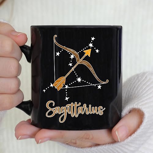Miniatura 3 de -11Oz- Taza de café con signo del zodiaco Sagitario, taza de café Sagitario, taza de café de Sagitario, taza de regalo de cumpleaños de Sagitario,