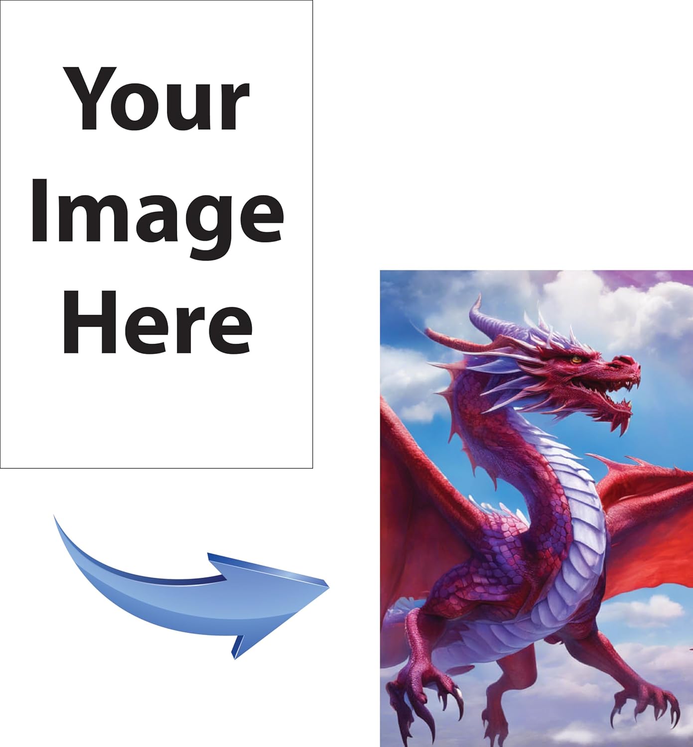 Custom Trading Card Game Card Sleeves – Personalized TCG Sleeves with Full-Color Print – Fits Standard Size Cards - Compatible with Yugioh & Magic The Gathering – MTG, TCG, OCG