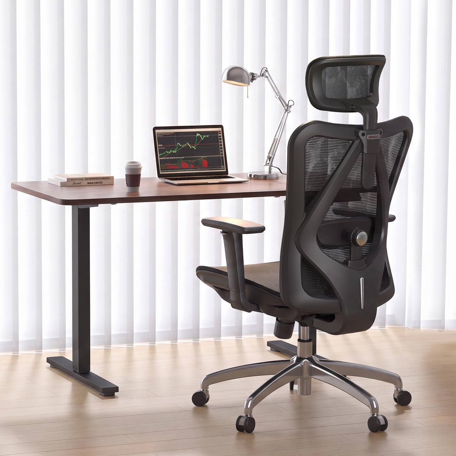  M57 Ergonomic Office Chair, Mesh Back Desk Chair with 3D Armrests thumbnail