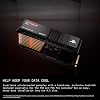 Disco SSD Sandisk 4TB Optimus GX PRO 850P NVMe M.2 2280 para consolas PS5 | PCIe 4.0, velocidades de lectura de hasta 7,300 MB/s, con disipador de calor, con licencia oficial - SDSG81400TAH-000E0 5