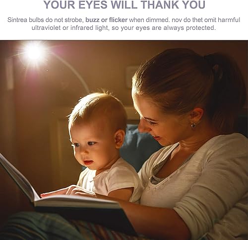 Miniatura 4 de XININSUN Bombilla LED T10, bombillas tubulares LED regulables de 8 W, equivalente a 75-100 vatios, 850 lm, vidrio transparente, bombilla base E26,