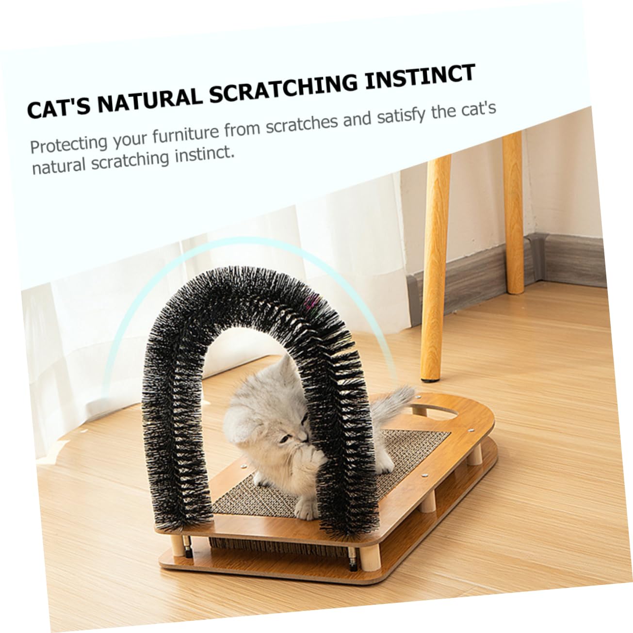 Toyvian Griffoir pour Chats Et Chatons Jouet Circuit à Balles Tapis Résistant à Usure Pratique Et Ludique pour Chats