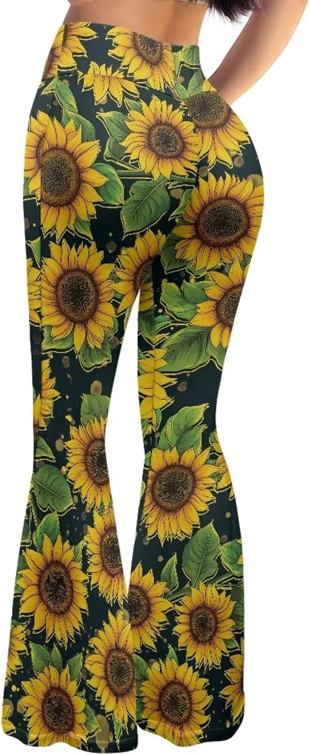 Yoga Flare Pants Flexible Movement Breathable Stylish Flare Design for Yoga & Fitness