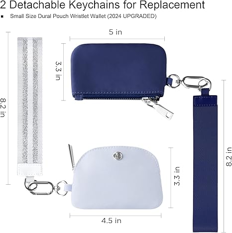 Babysun Handgelenktasche 2-tlg. | Abnehmbare Geldbörse | Nylon Wasserabweisend