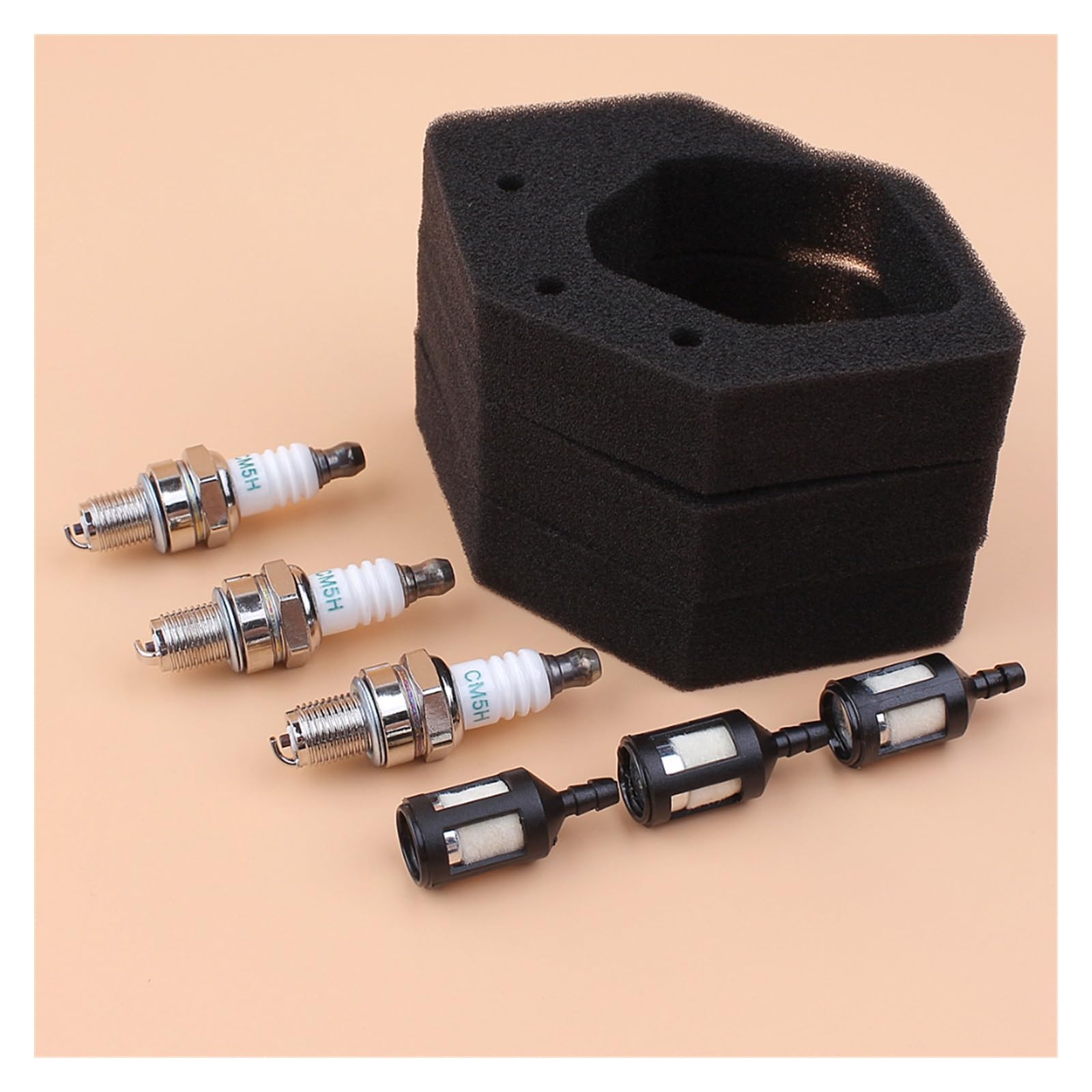 Filtros de Combustible de Filtro de Aire Kit de bujía for la bujía for GX25 GX25N GX25NT GX25T Mini Motor de Motor pequeño HHT25S Piezas de Cortador de Cepillo