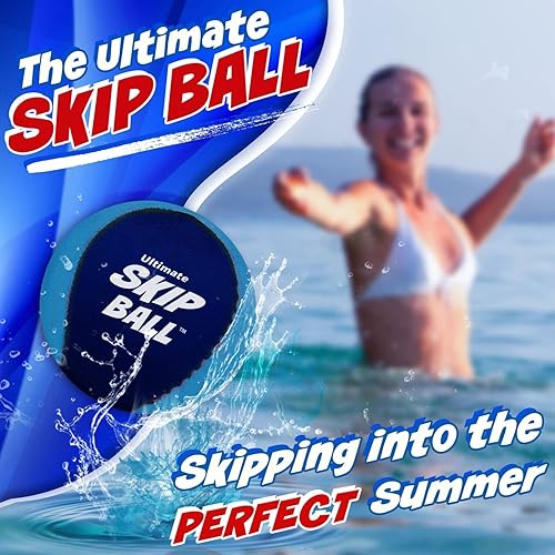 Vista 42 de Activ Life The Ultimate Skip Ball - Pelota de rebote de agua (paquete de 2) crea recuerdos duraderos con tus amigos y familiares en la playa, lago