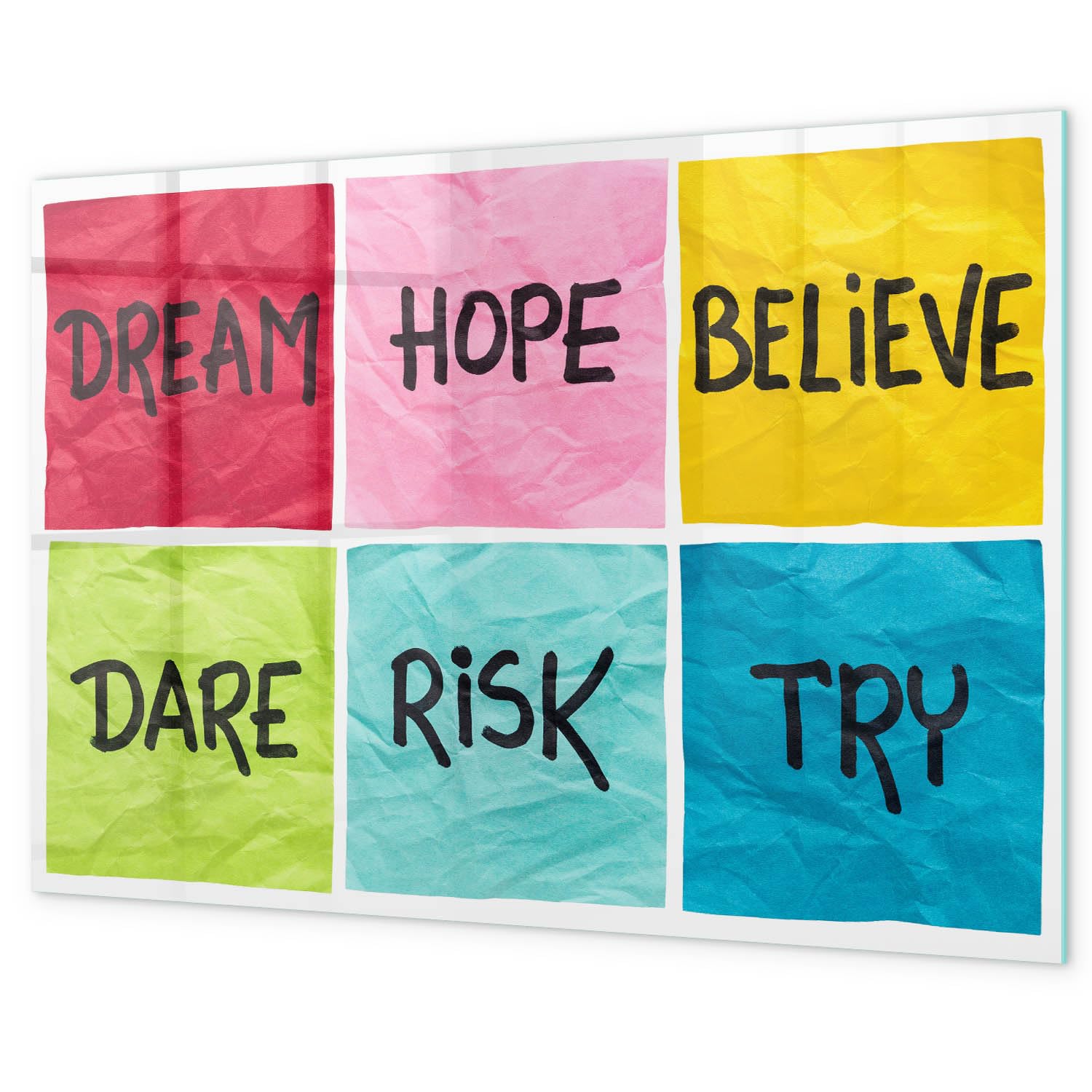 Tableau blanc magnétique mural 60x40 cm | Tableau de motivation