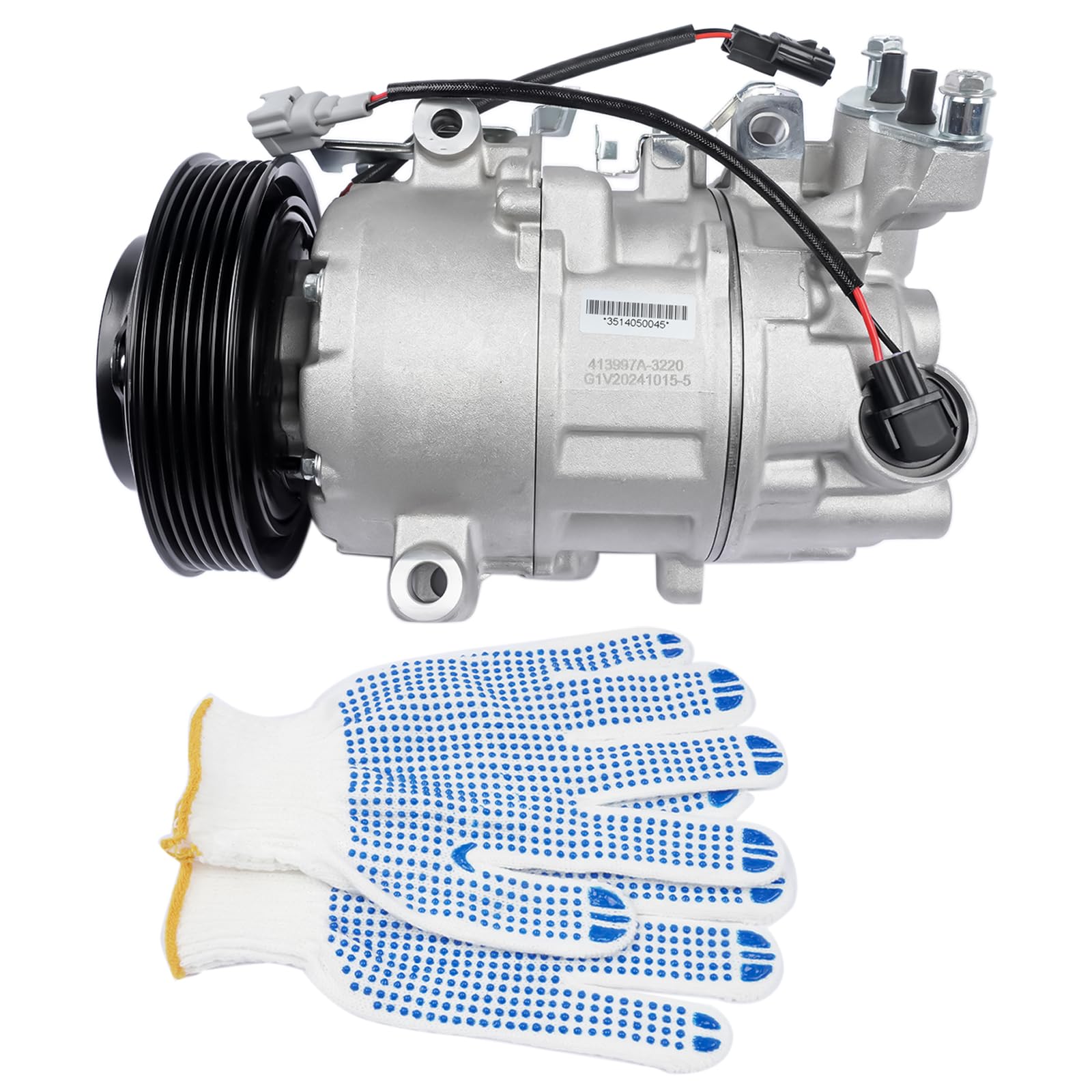Bisenya Compresor de aire acondicionado Reemplazo para Captur I Clio IV BH KH Micra V K14 1.5L Diesel 2012-2022 926002352R