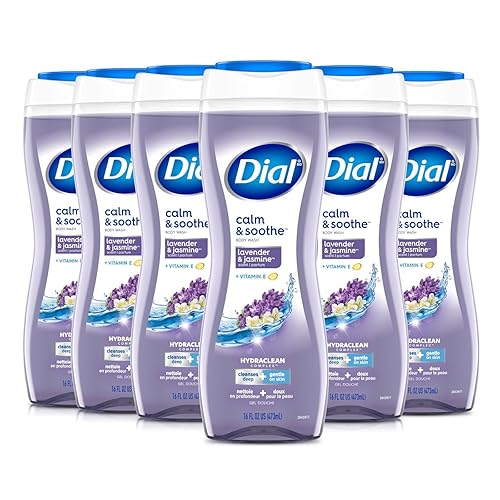 Miniatura 5 de Dial Gel de Baño, Mimar y Deleitarse, Seda y Seaberry, 16 fl oz, Paquete de 9