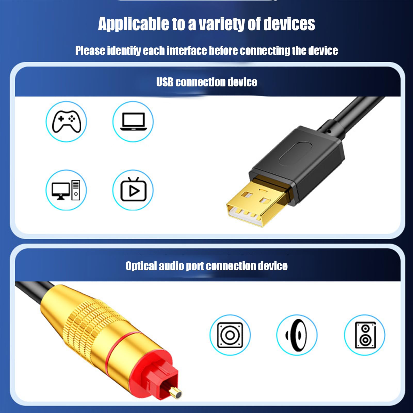 Trasmettitore USB Ottico Convertitore Ottico Portatile Per Uscita Audio