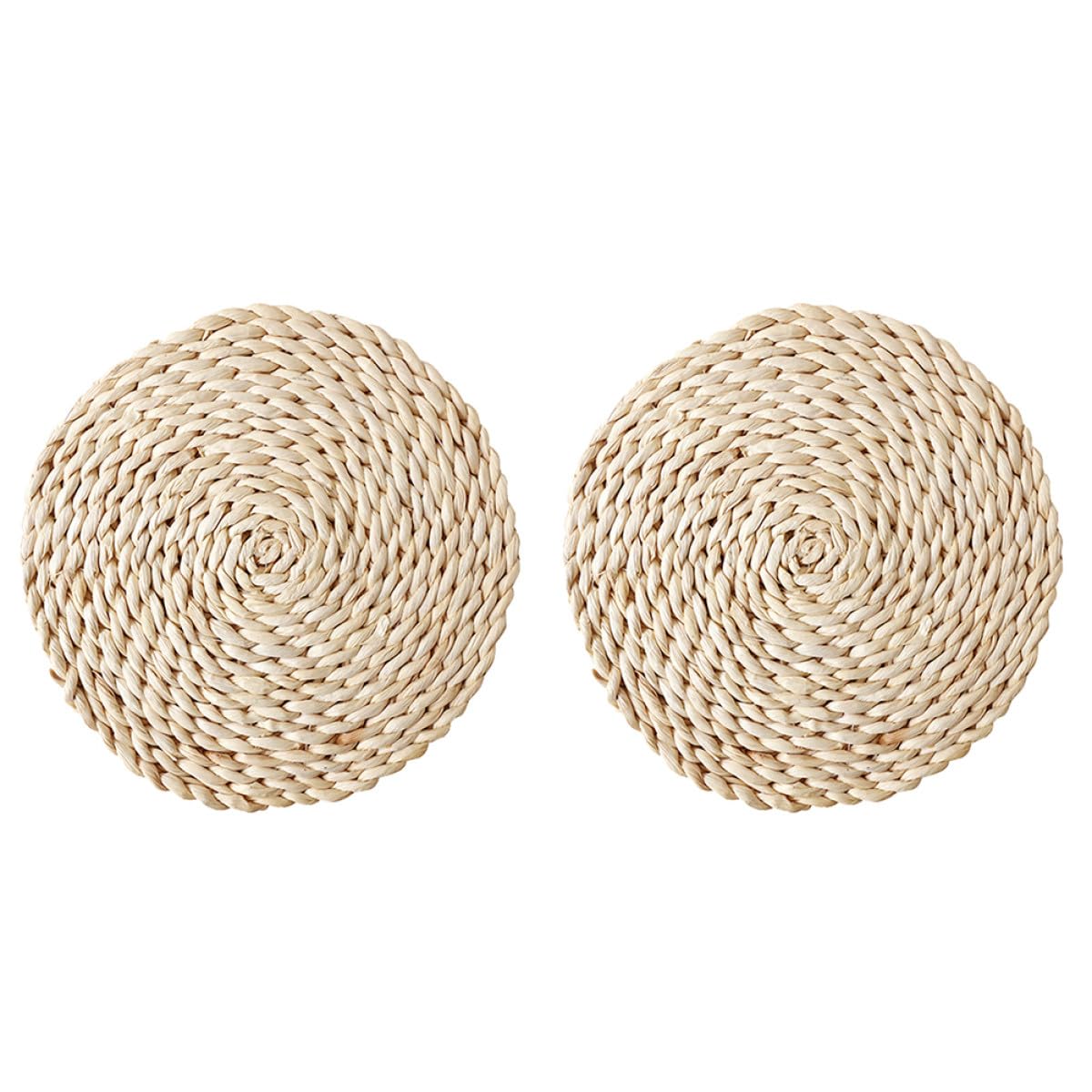 Napperons en paille beige isolants et résistants à la déchirure
