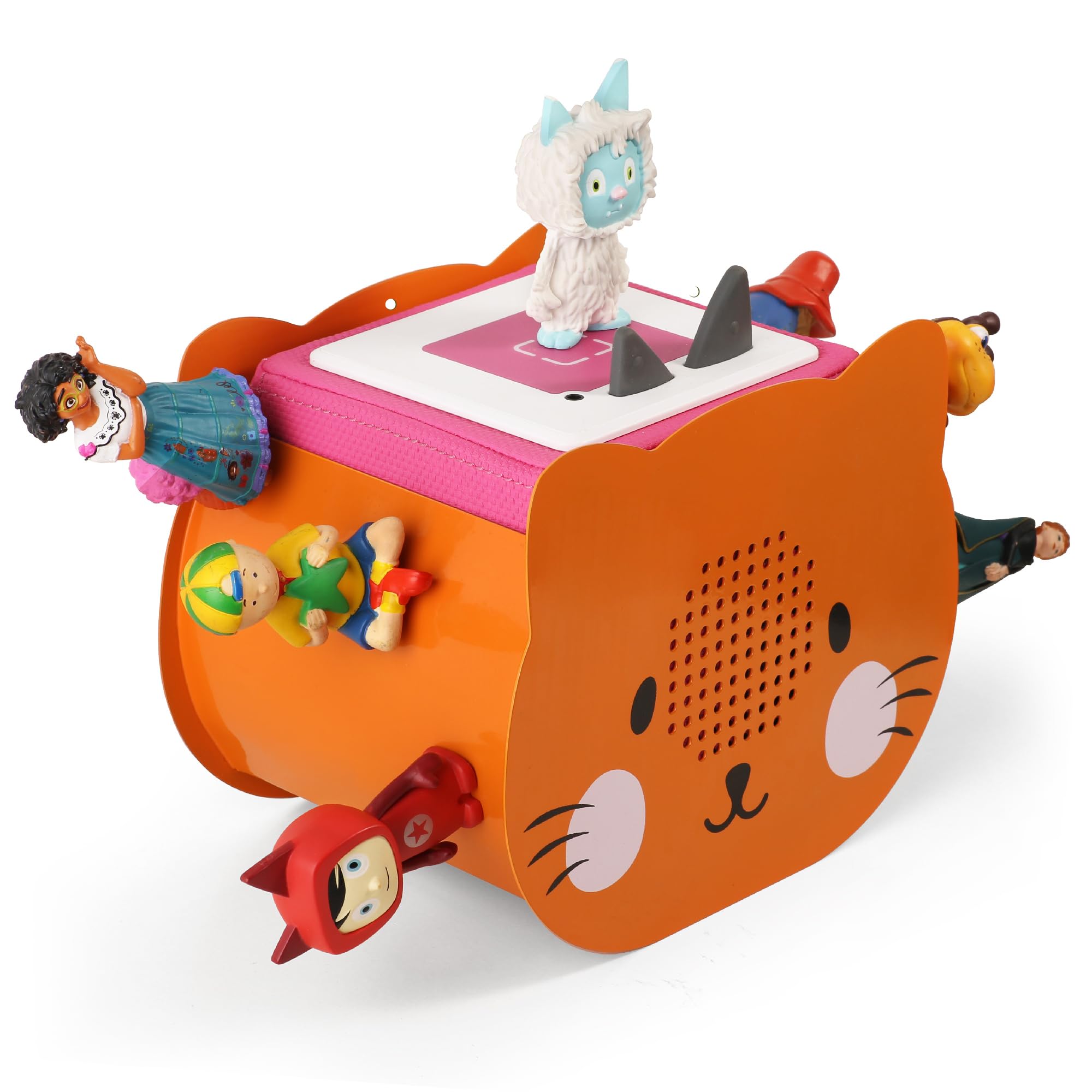 Xozoyo Tonieplank voor Tonies, opslag met 40-50 stuks zelfklevende metalen platen voor creatieve Tonie box, magnetische plank voor Tonie-figuren, personages, plank voor kinderen