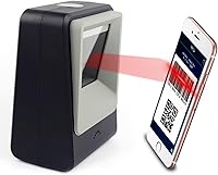 Vista 7 de Escáner de código de barras QR 2D, symcode Omnidireccional Manos Libres USB Lector de Código de Barras Automático para Pagos Móviles Computadora
