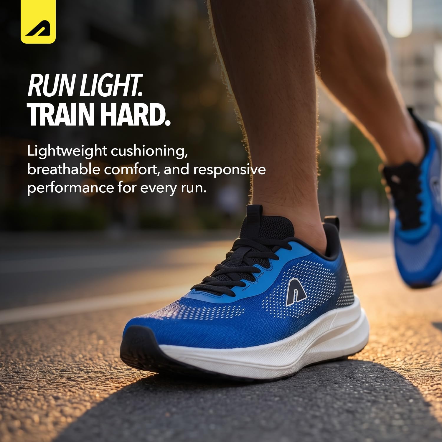 Boldfit Scarpe da corsa da uomo, scarpe sportive da uomo, antiscivolo, con suola morbida, presa extra, scarpe da corsa, jogging, scarpe da ginnastica regolari per uomo, ragazzi e uomini, nero-bianco,