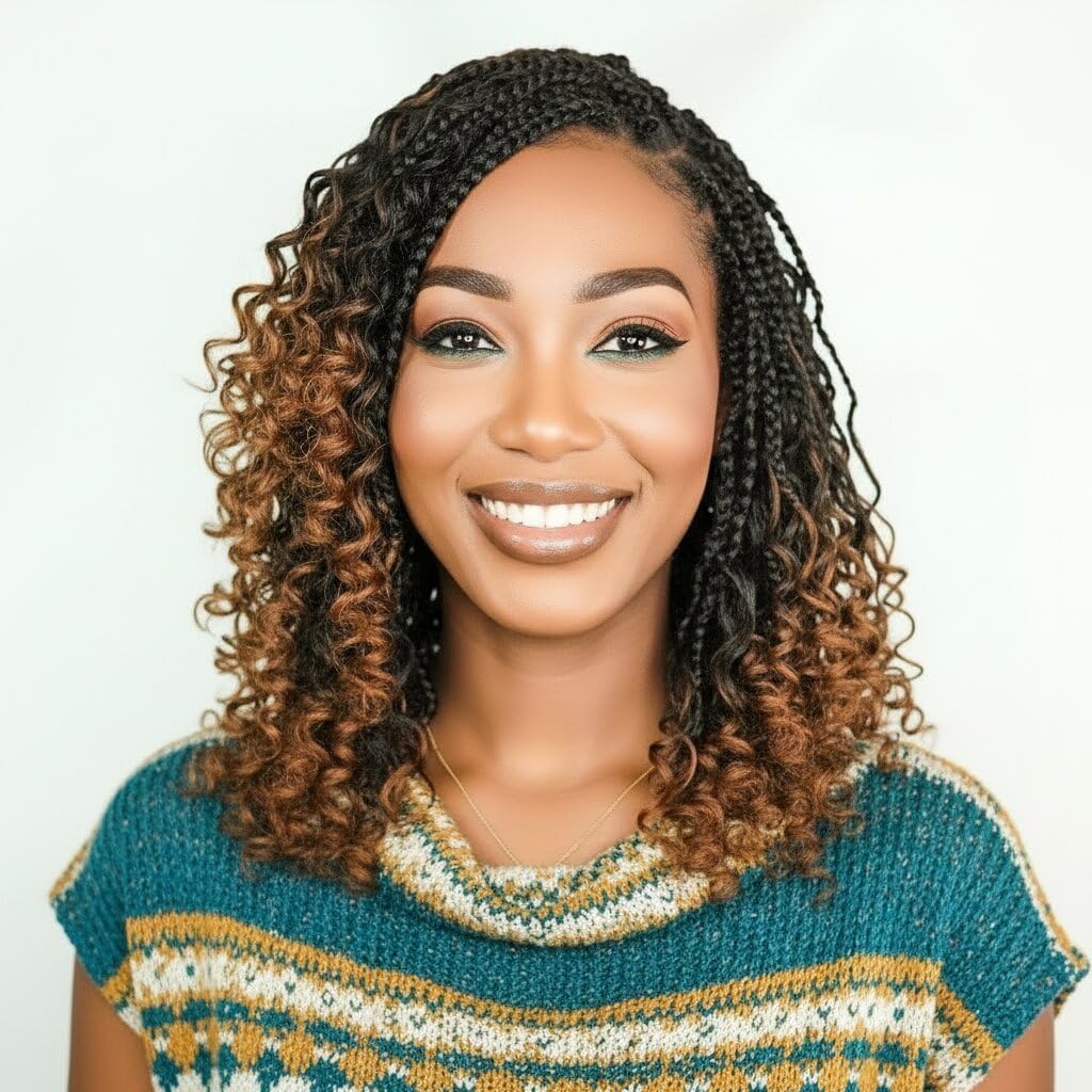 Amazon.com : Fulcrum Goddess Box Braids Crochet Hair 14 Inch, 9