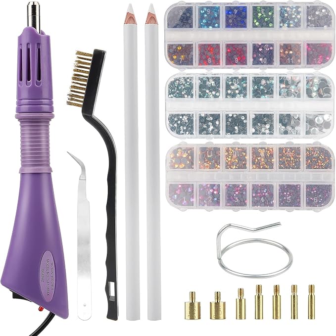 Applicateur Hotfix – Kit Avec 7 Embouts | Pour Strass Et Embellissements DIY - 10