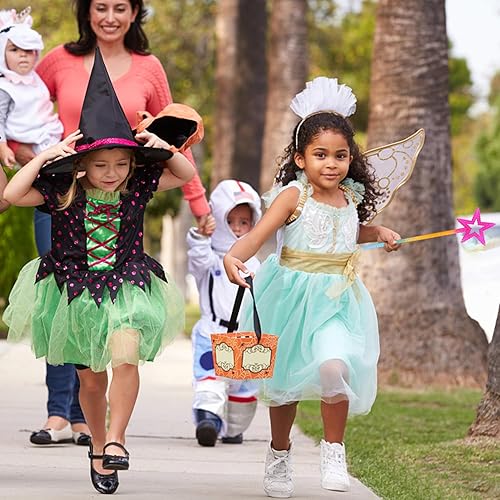 Miniatura 7 de 5 varitas de estrella para niñas, 13.3 pulgadas de estrella brillante de princesa, ángel y hada, varita para cosplay, fiesta, accesorios de Halloween