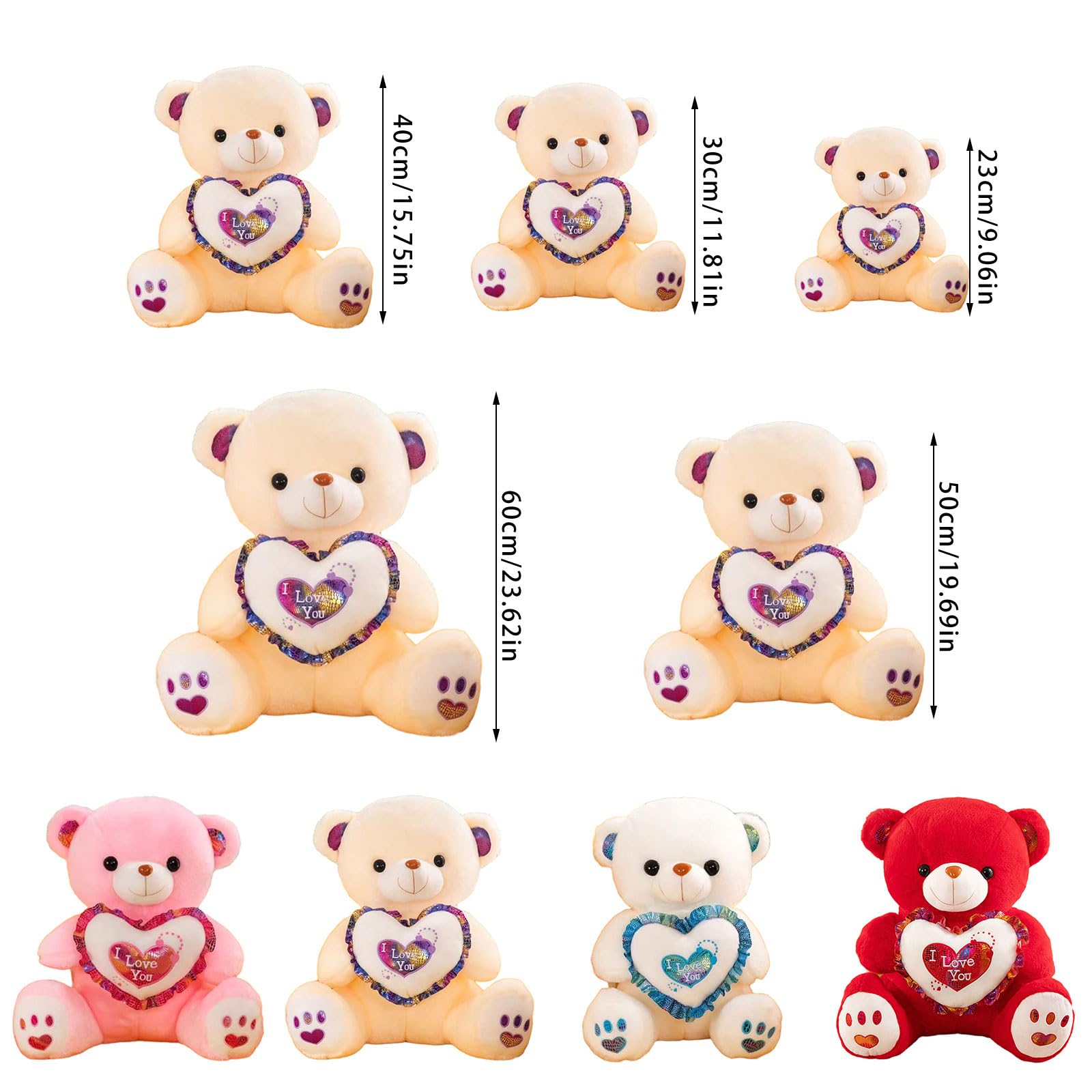 Hübscher Plüschbär, Kuscheltier, Spielzeug Ausdruck von Liebe und süßen Überraschungen, Geschenke für Paare, emotionaler Bär