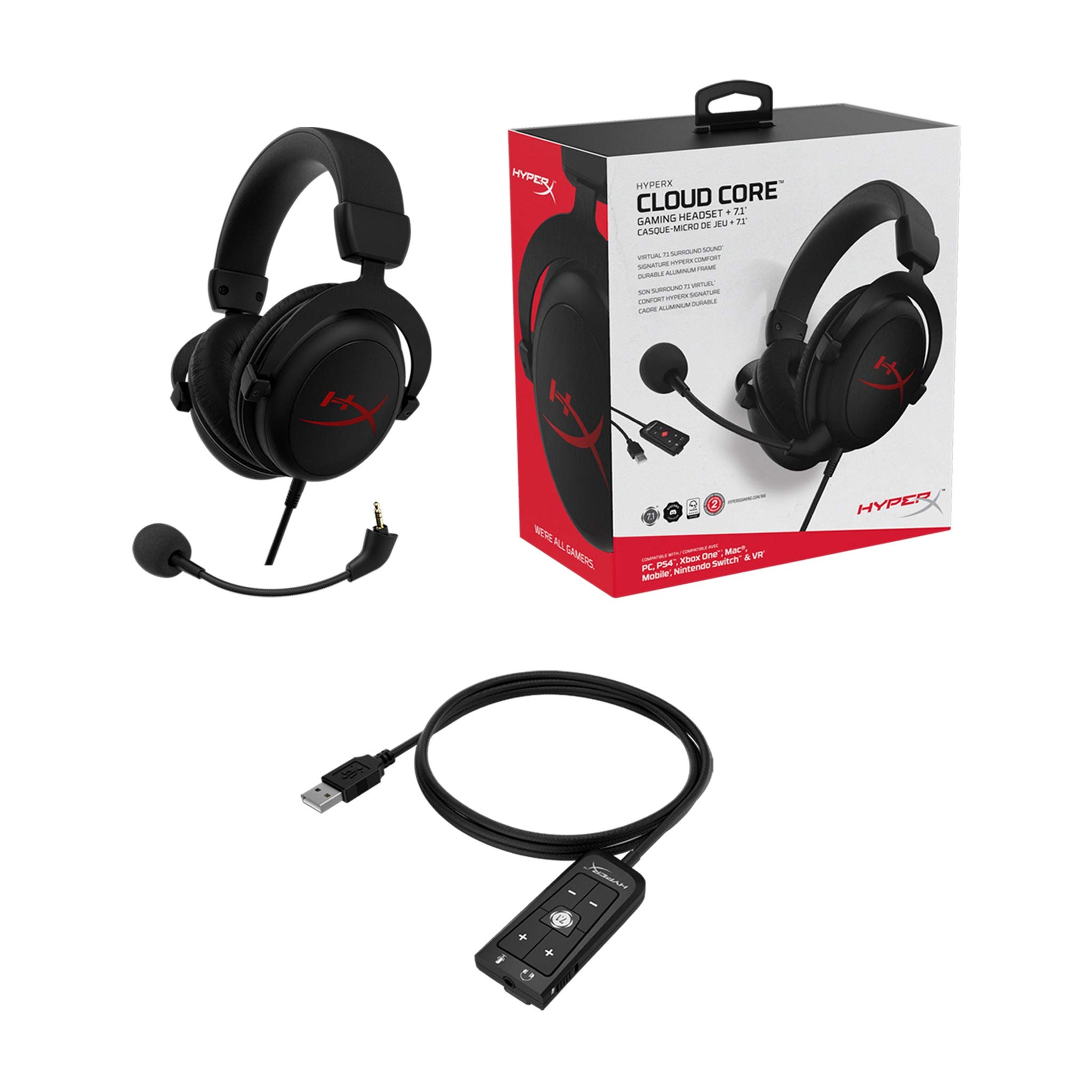 HyperX Cloud Core Pro Wired Headset for Gaming Black - KHX-HSCC-BK-BR : Buy  Online at Best Price in KSA - Souq is now Amazon.sa: Videogames