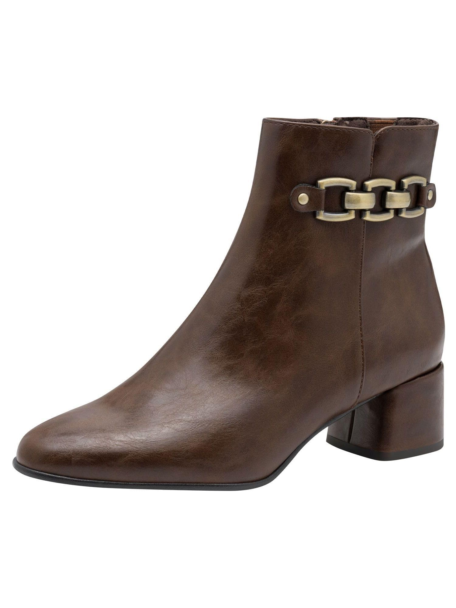 MARCO TOZZI Women's 2-25352-45 Ankle Boots, coffee, 7 UK