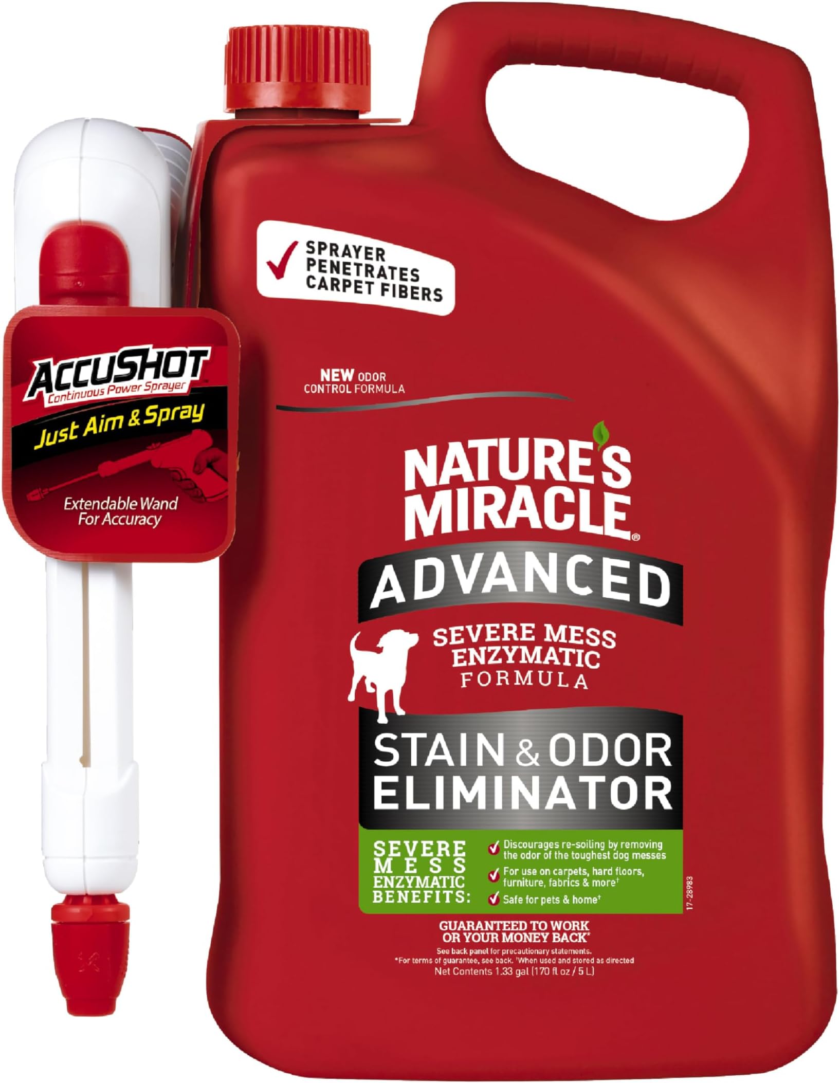 Nature's Miracle Advanced Stain and Odor Eliminator Dog for