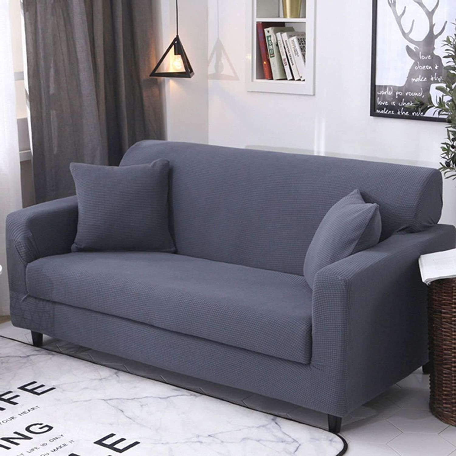 Housse de canape extensible stretch et impermeable pour protection de meuble