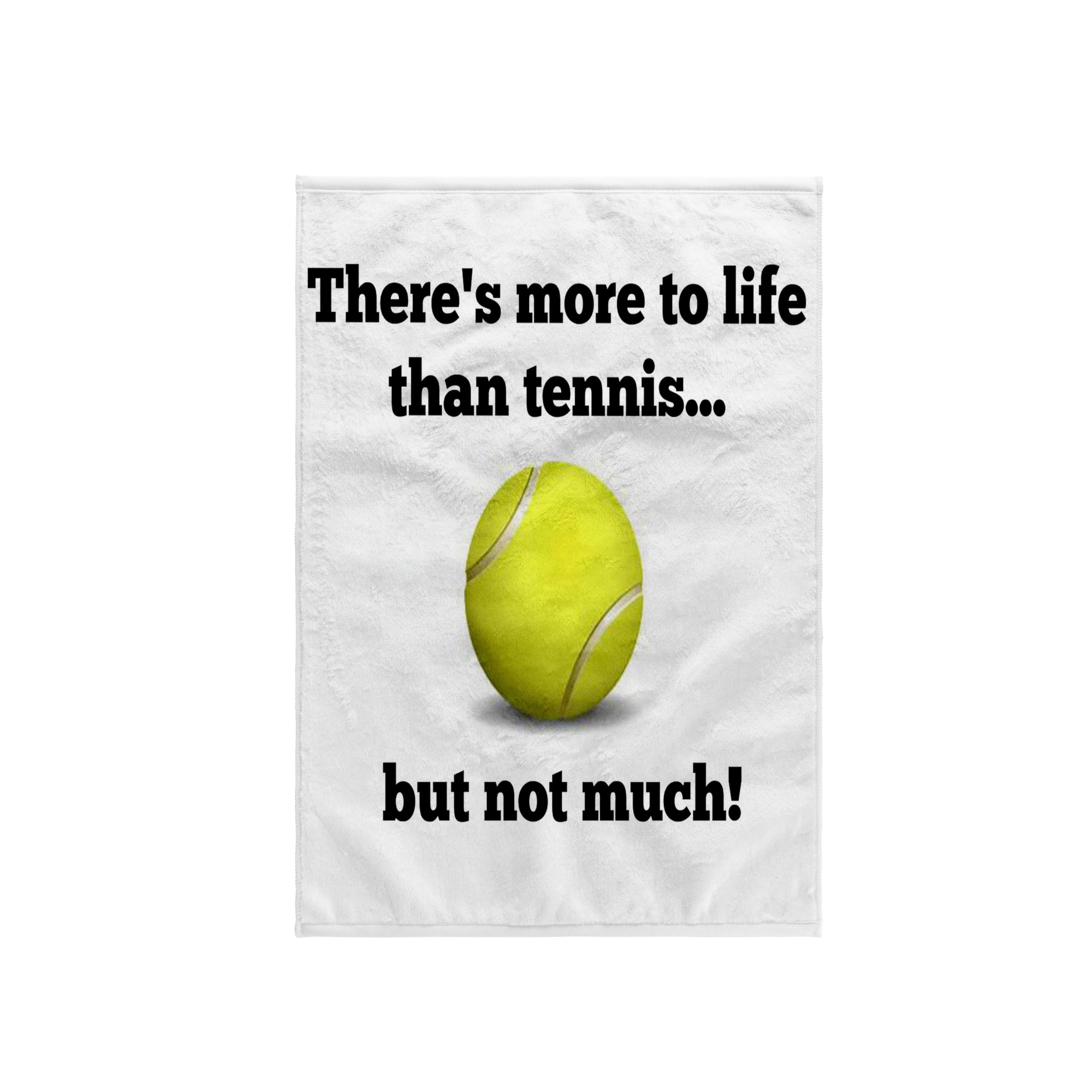 3dRose "Theres More To Life Than Tennis But Not Much Towel, Multi-Colour, 15 x 22-Inch