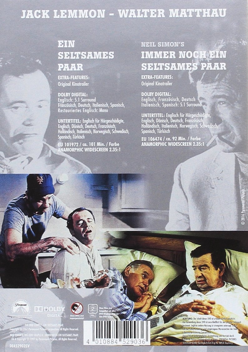 Ein seltsames Paar - Box Set