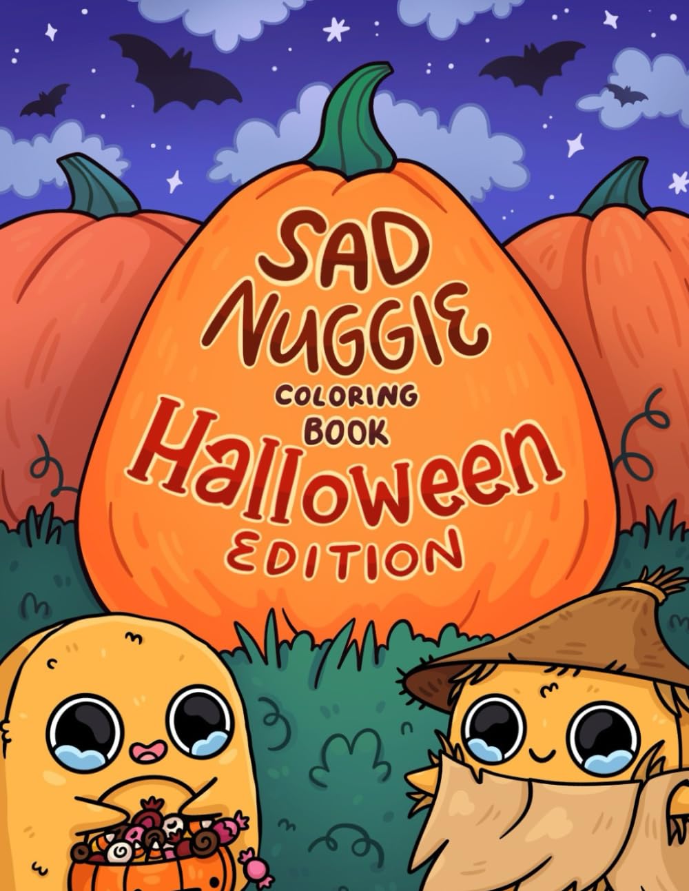 Sad Nuggie Coloring Book Halloween Edition