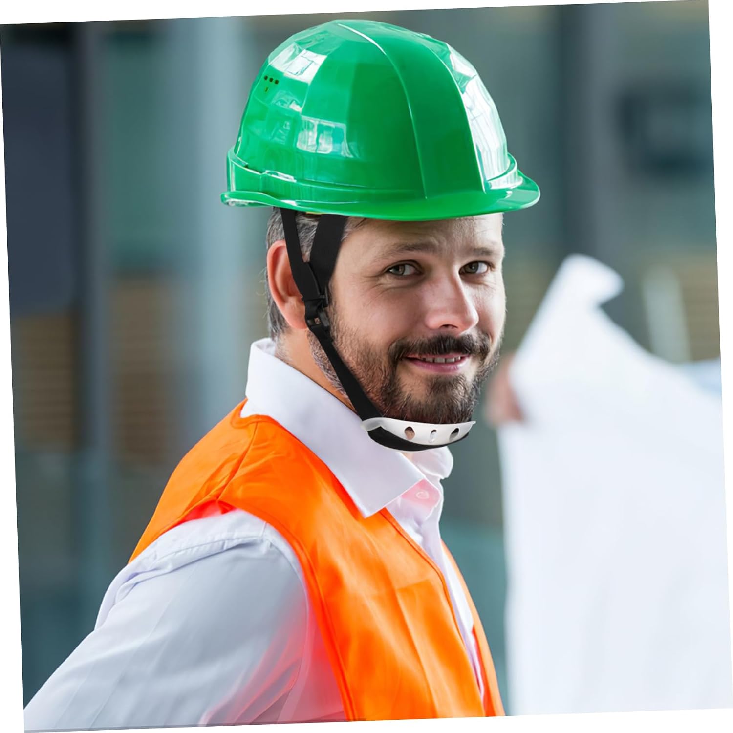 Construction Hat Chin Straps 6 Pieces Safety Helmet Chin Belt Adjustable Comfortable Random Color