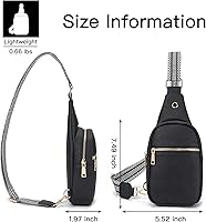 Vista 62 de Telena Riñonera pequeña para mujer, de cuero, cangureras, bolsa de pecho para mujer 3-camel marrón