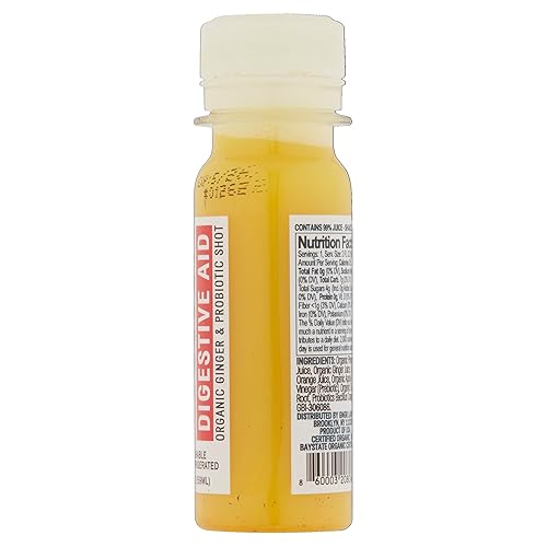 Miniatura 5 de +GNGR Digestive Aid Organic Ginger Shots con jugo de jengibre, cúrcuma y pimienta negra, 2 onzas líquidas (paquete de 12)