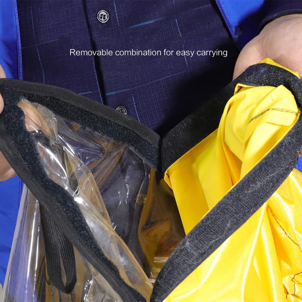 Zankie Housse de Nettoyage pour climatiseur | Housse de Lavage pour climatiseur de Plafond | Sac de Service de climatisation Fendu étanche, Housse de Nettoyage complète pour climatisation Murale