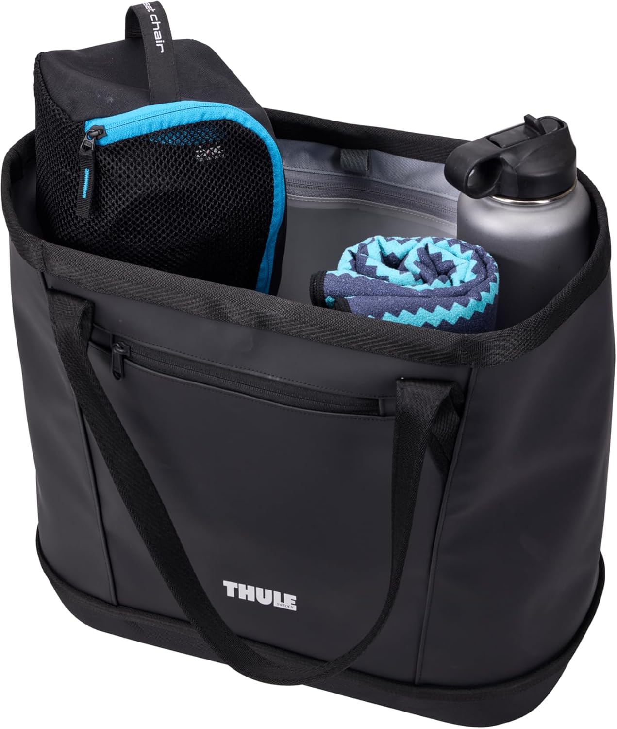 Thule Chasm 30L Gear Tote, Waterproof Base, Internal Pockets and Pouches, Durable Materials, Easy to Load and Access Gear