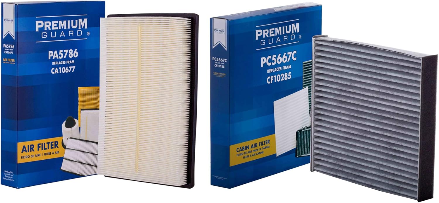 PG Kit Engine Air and Cabin Filter AC57865667 | Fits 2018-13 Toyota RAV4, 2017-12 Camry, Avalon, 2017-07 Lexus LS460, 2017-13 ES300h, 2012-11 HS250h, 2016-08 LS600h