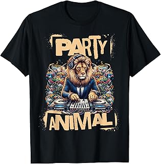 "Party Animal" Electronic Dance Music DJ Party Animals T-Shirt