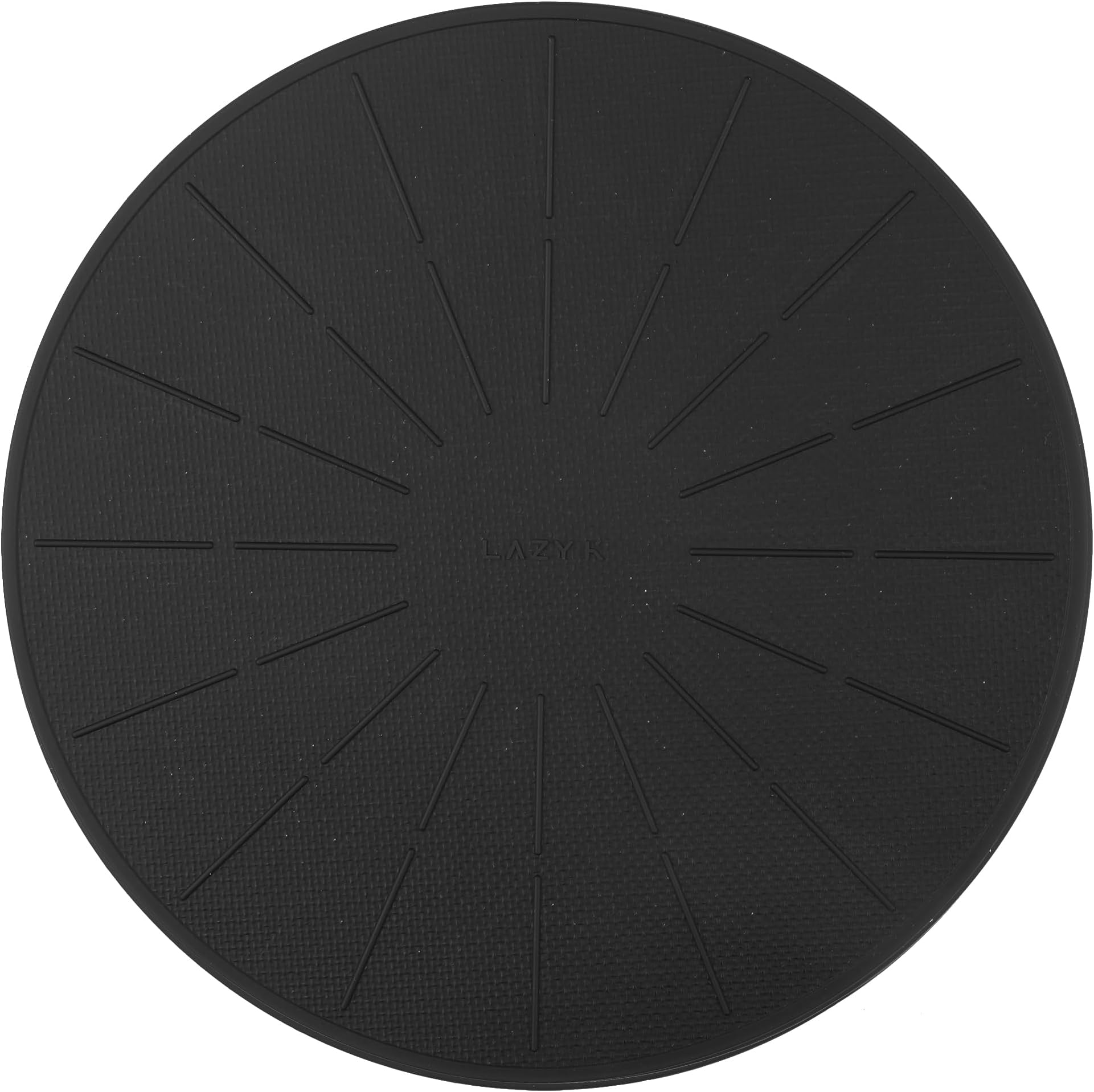 Lazy K Induction Cooktop Mat - Silicone Fiberglass Scratch Protector - for Magnetic Stove - Non Slip Pads to Prevent Pots from Sliding During Cooking_ Black (11inches)