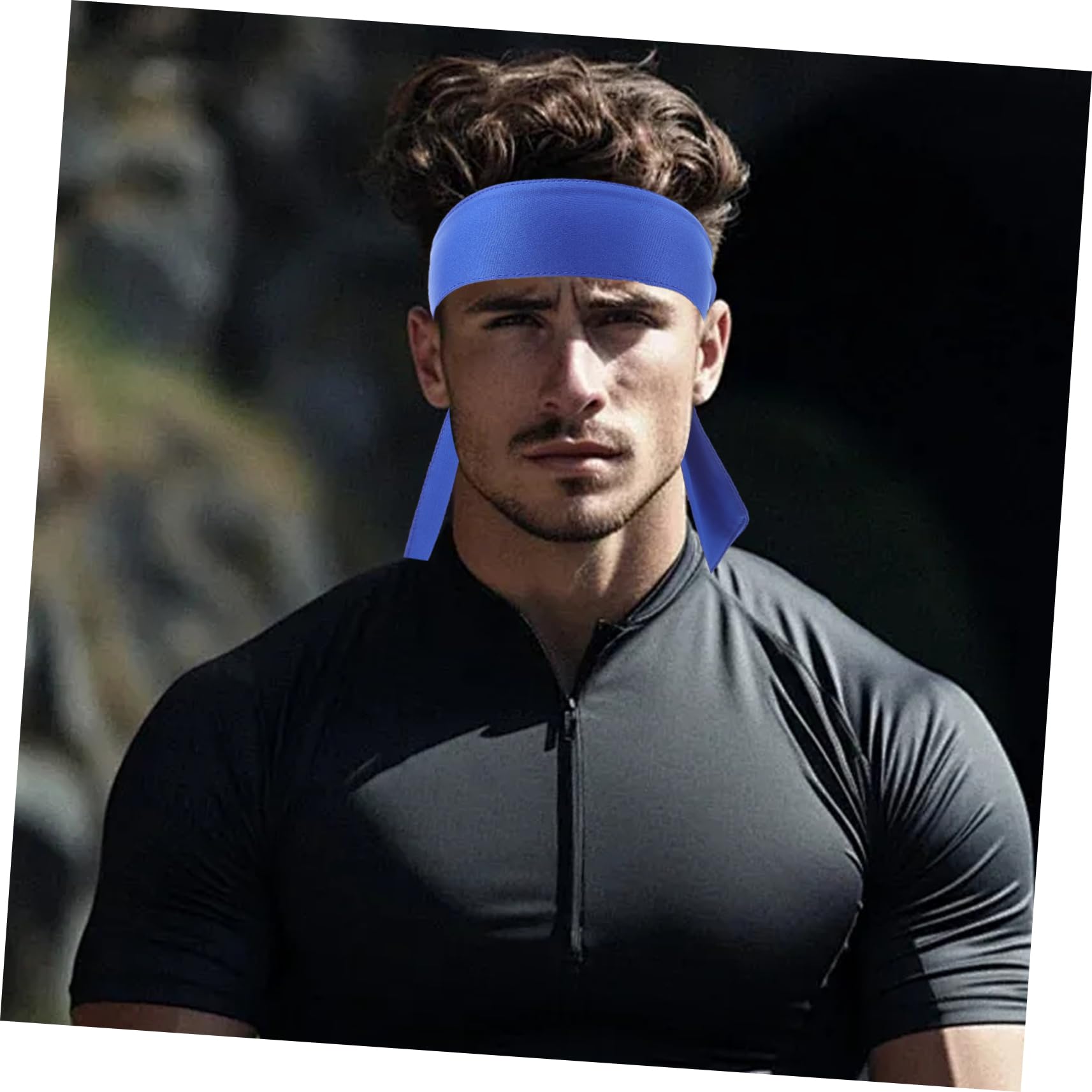 VICASKY Polyester Sport Stirnbänder rutschfest Atmungsaktiv 24 Stück Saugfähig und Damen und Herren Beim Laufen und Fitness