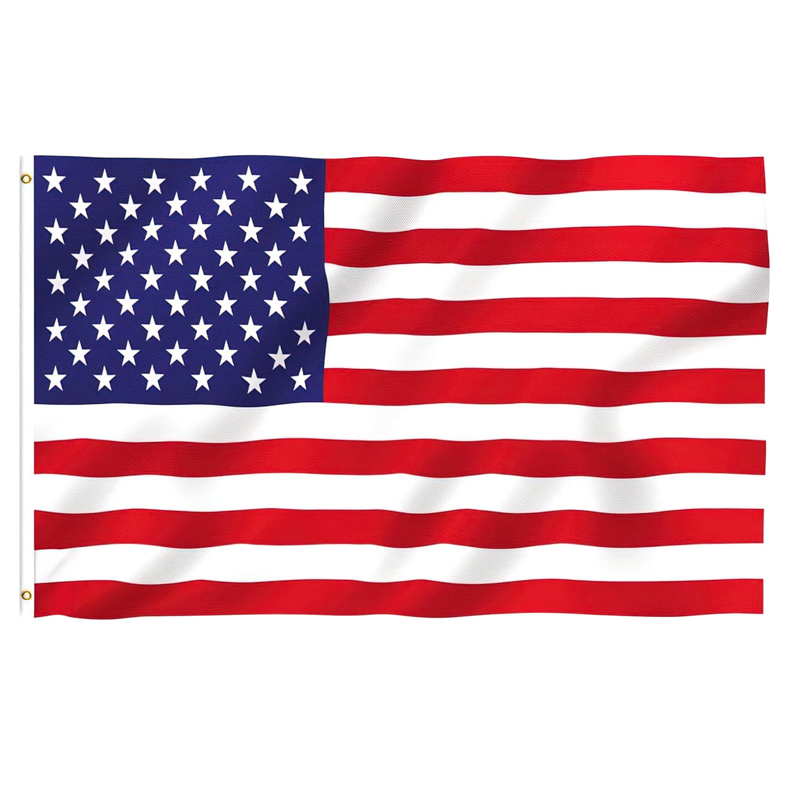 Flaga amerykańska • Flaga USA klasy premium, 90 x 150 cm, z mosiężnymi oczkami, do użytku wewnątrz i na zewnątrz, odporna na warunki atmosferyczne i 100% poliester – idealna dla wszystkich miłośników