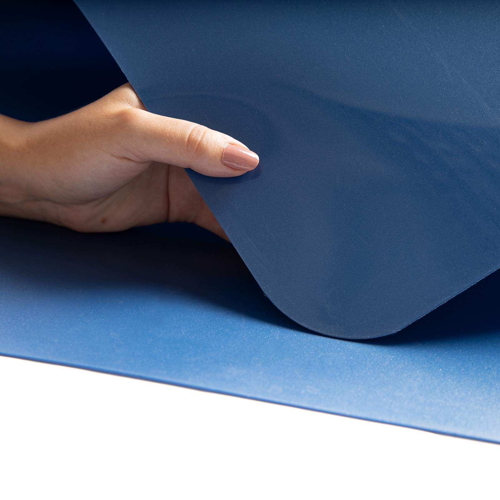 Floordirekt - Tappetino protettivo per pavimenti duri, in polipropilene, base per sedia da ufficio, colorato, 3 misure (75 x 120 cm, blu)
